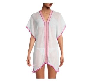 Bindya NY Pom Pom Tunic Caftan Coverup